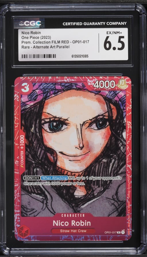 2023 One Piece Premium Collection FILM RED Nico Robin #OP01-017 CGC 6.5 EXMT+