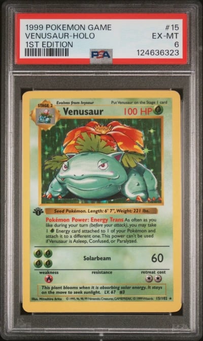 1999 POKEMON BASE SET 1ST EDITIO