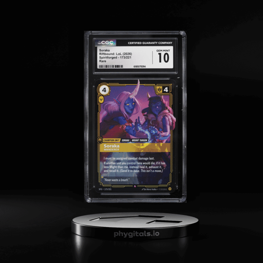 2026 Riftbound League Of Legends Spiritforged Soraka #173 CGC 10 GEM MINT