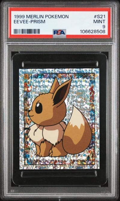 1999 MERLIN POKEMON #S21 EEVEE-P