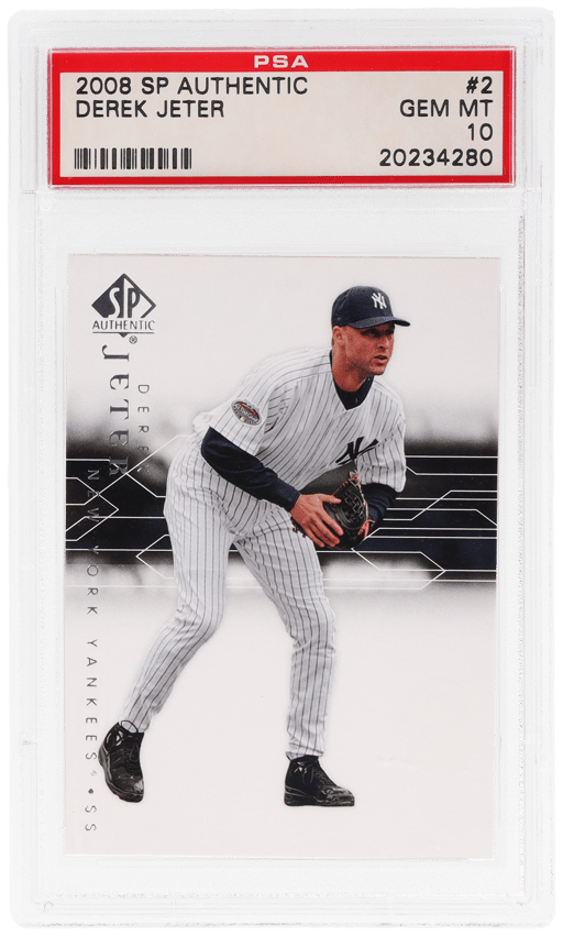 2008 SP Authentic Derek Jeter #2 PSA 10