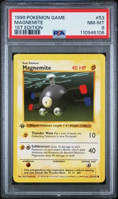 1999 POKEMON BASE SET 1ST EDITIO
