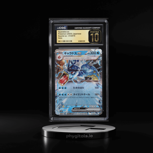 2023 Pokemon Japanese Scarlet & Violet Scarlet Ex Holo Gyarados EX #14 CGC 10 PRISTINE