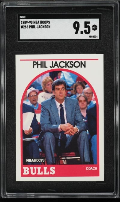 1989 Hoops Phil Jackson #266 SGC 9.5 MINT+