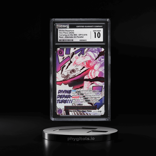 2025 One Piece Carrying On His Will Manga Art Divine Departure #OP13-076 CGC 10 GEM MINT