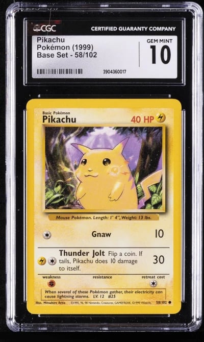 1999 POKEMON BASE SET UNLIMITED 