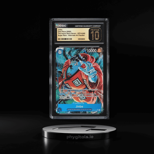 2026 One Piece The Azure Sea's Seven Alt Art Jinbe #OP14-049 CGC 10 PRISTINE