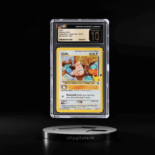 2021 Pokemon Celebrations Classic Collection Neo Genesis Holo Cleffa #20 CGC PRI
