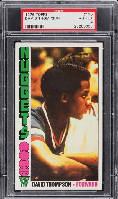 1976 Topps Basketball David Thom