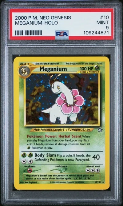 2000 POKEMON NEO GENESIS #10 MEG