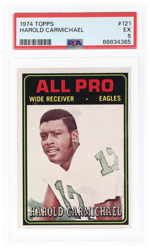 1974 Topps Harold Carmichael #121 PSA 5