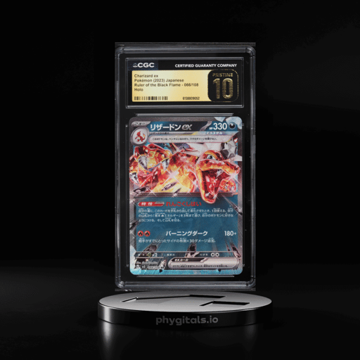 2023 Pokemon Japanese SV Ruler Of The Black Flame Holo Charizard Ex #66 CGC 10 PRISTINE