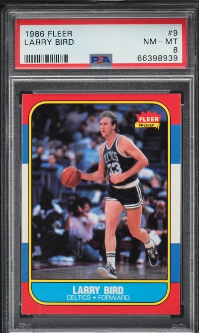 1986 Fleer Basketball Larry Bird
