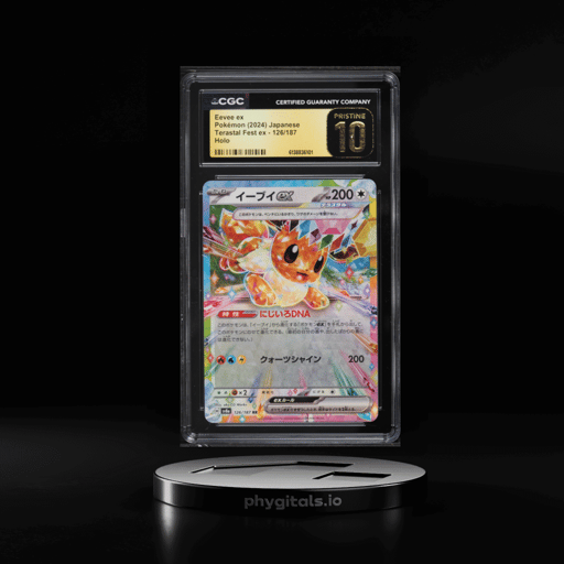 2024 Pokemon Japanese Scarlet & Violet Terastal Fest Ex Holo Eevee EX #126 CGC 10 PRISTINE