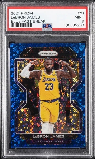 2021 PANINI PRIZM BLUE FAST BREA