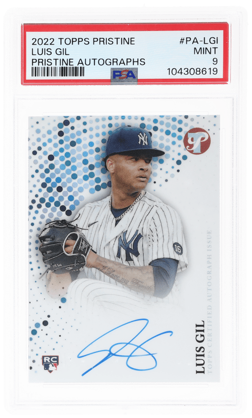 2022 Topps Pristine Autograph Luis Gil #PALGI PSA 9