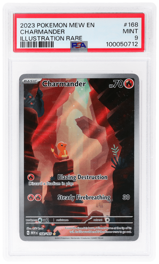 2023 Pokemon Scarlet and Violet 151 Illustration Rare Charmander #168 PSA 9