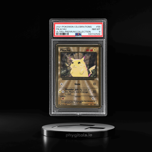 2021 Pokemon Celebrations Ultra Premium Collection Pikachu #58 PSA 8