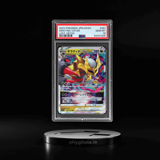 2022 Pokemon Sword and Shield Lost Abyss Japanese Giratina Vstar #081 PSA 10