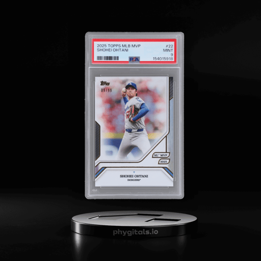 2025 Topps MVP Collection Shohei Ohtani #22 9/99 PSA 9