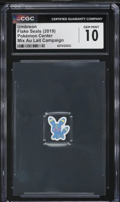 2019 Pokemon Center Flake Seals 