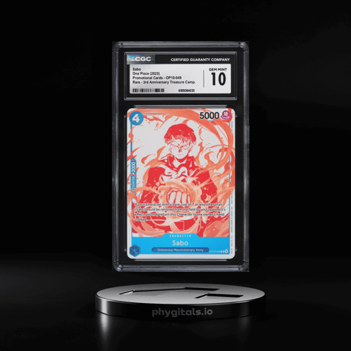 2025 One Piece Promo 3rd Anniversary Treasure Campaign Sabo #OP10-049 CGC 10 GEM MINT