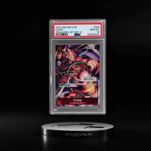2023 One Piece Promo Treasure Cup Top 16 Usopp #OP01-004 PSA 10
