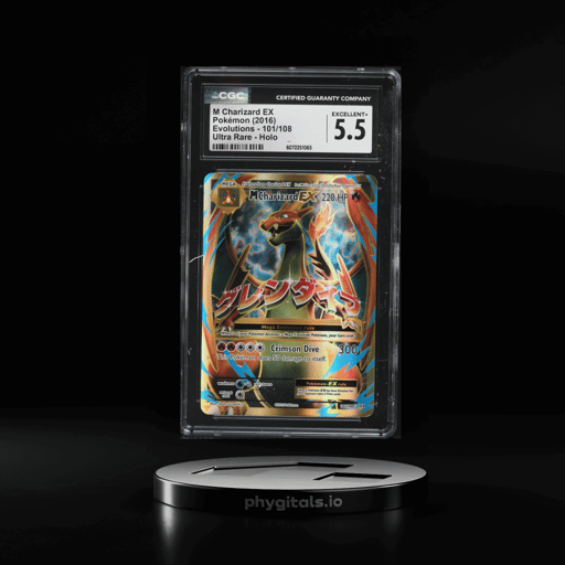 2016 Pokemon XY Evolutions Full Art M Charizard EX #101 CGC 5.5 EX+