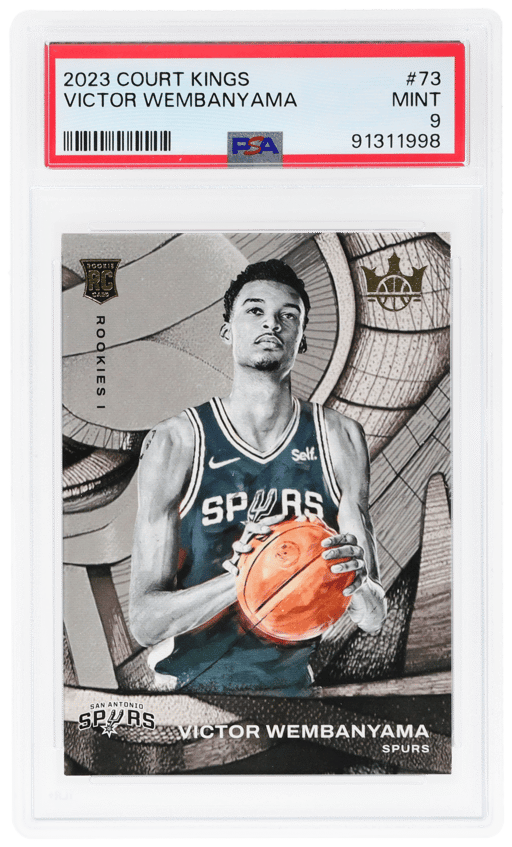 2023 Panini Court Kings Victor Wembanyama #73 PSA 9