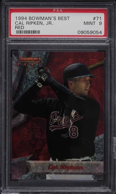 1994 Bowman's Best Red Cal Ripken Jr. #71 PSA 9 MINT