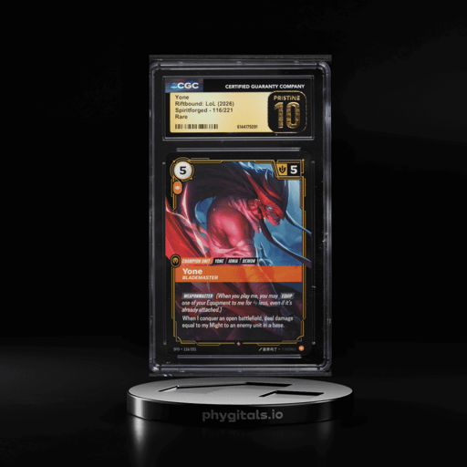 2026 Riftbound: LoL Spiritforged Yone #116 CGC 10 PRISTINE
