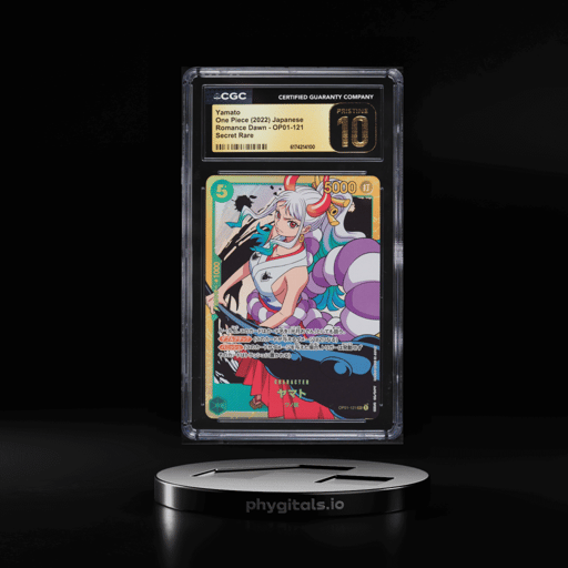 2022 One Piece Japanese Romance Dawn SEC Yamato #OP01-121 CGC 10 PRISTINE