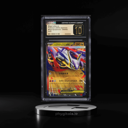 2025 Pokemon Japanese Mega Symphonia Holo Mega Latias ex #49 CGC 10 PRISTINE