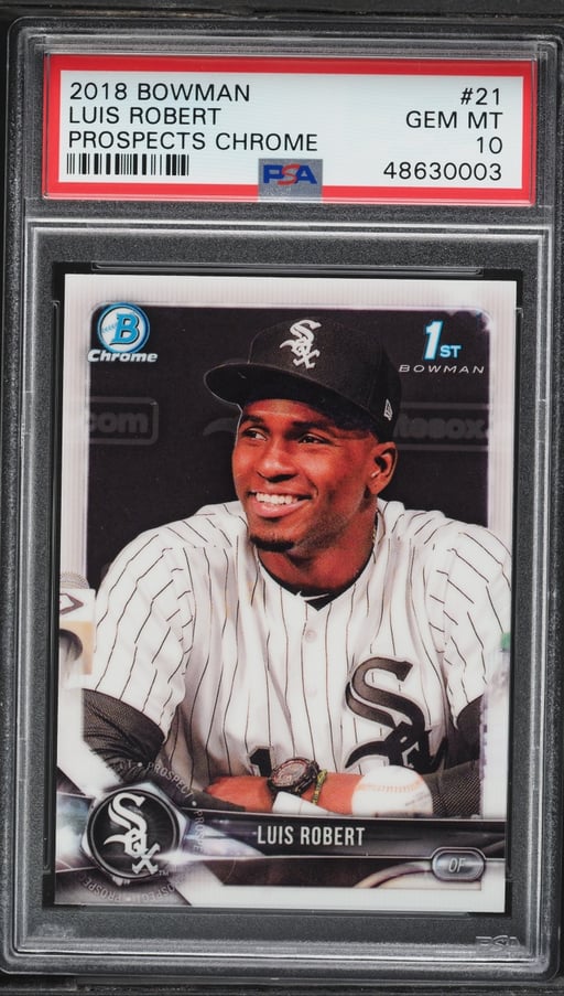 2018 Bowman Chrome Luis Robert PROSPECT #BCP21 PSA 10 GEM MINT
