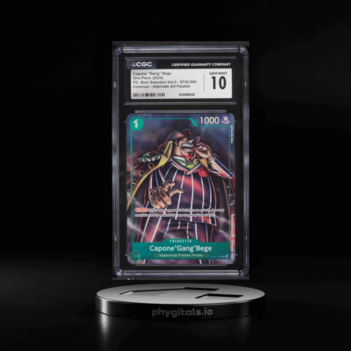 2024 One Piece Premium Collection Best Selection Vol 2 Alt Art Capone "Gang" Bege CGC 10
