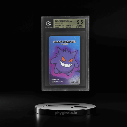 2025 Pokemon Center X Bear Walker Collection Gengar BGS 9.5