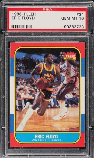 1986 Fleer Basketball Eric Floyd