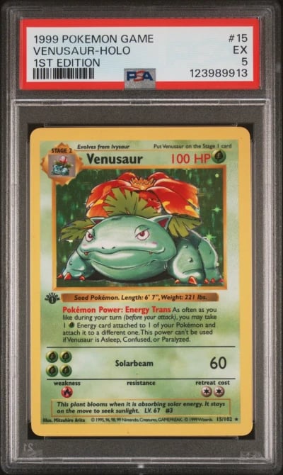 1999 POKEMON BASE SET 1ST EDITIO