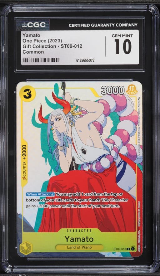 2023 One Piece Gift Collection Yamato #ST09-012 CGC 10 GEM MINT