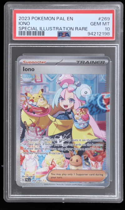 2023 Pokemon Scarlet and Violet Paldea Evolved Special Illustration Rare Iono #269 PSA 10