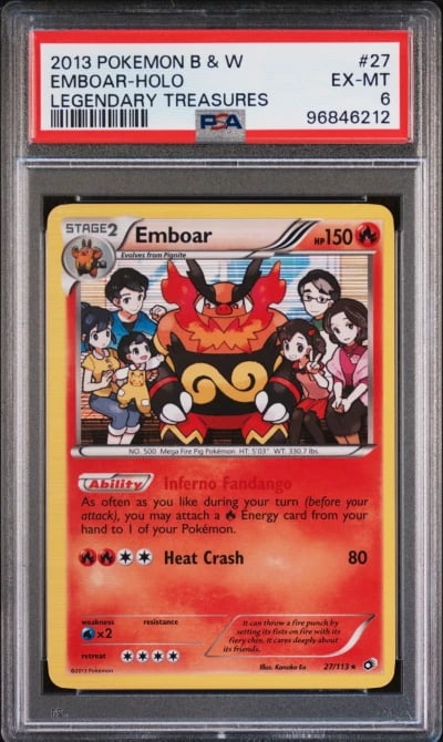 2013 POKEMON B&W LEGEND TREASURE
