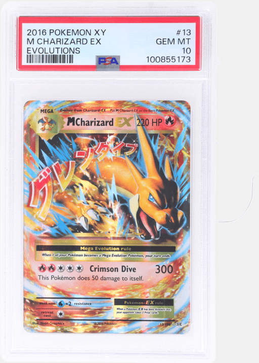 2016 Pokemon XY Evolutions M Charizard Ex #13 PSA 10