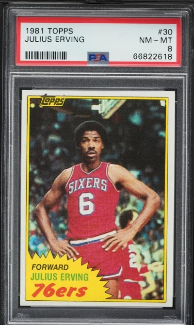 1981 Topps Basketball Julius Erv