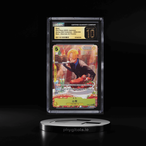 2025 One Piece Japanese Anime 25th Collection Alt Art Sanji #EB02-054 CGC 10 PRISTINE