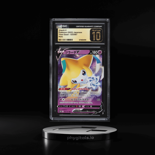 2022 Pokemon Japanese Sword & Shield Time Gazer Full Art Jirachi V #25 CGC 10 PRISTINE