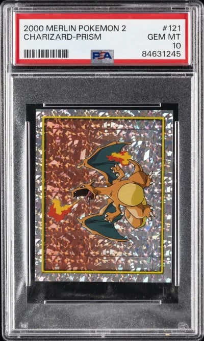 2000 MERLIN POKEMON 2 #121 CHARI