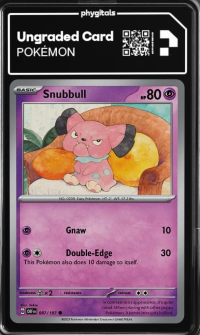 2023 Snubbull Obsidian Flames #087