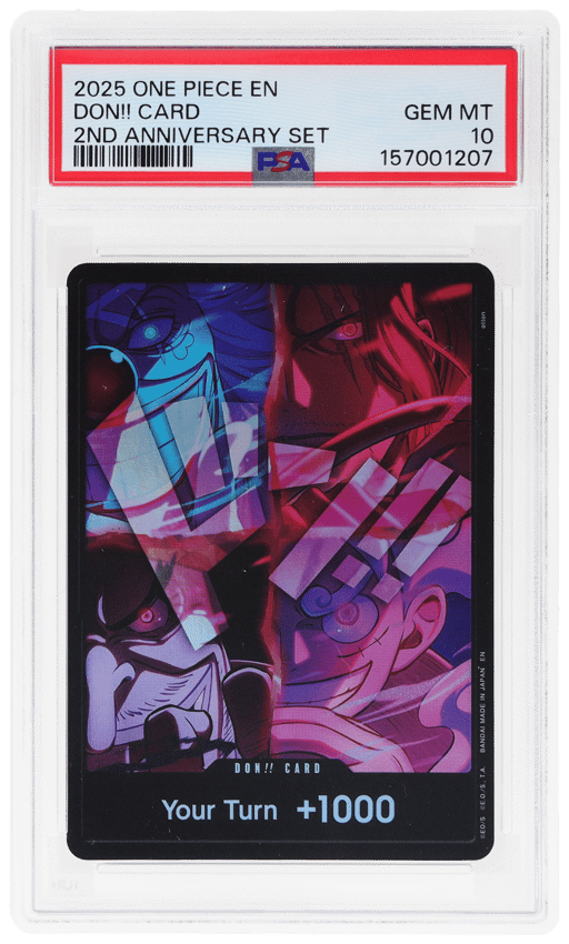 2025 One Piece 2nd Anniversary Set Don Card PSA 10