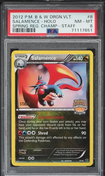 2012 Pokemon BW Dragon Vault Spr