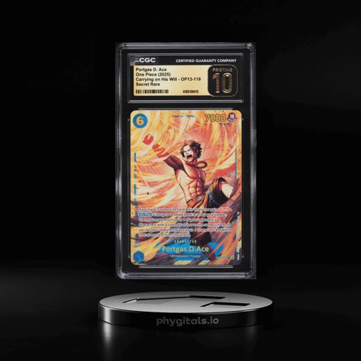 2025 One Piece Carrying On His Will SEC Portgas D. Ace #OP13-119 CGC 10 PRISTINE